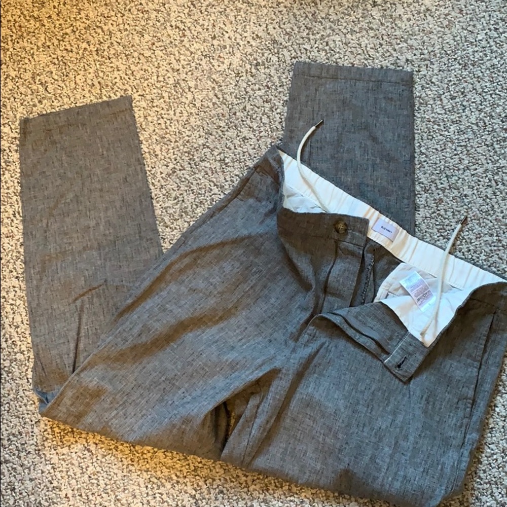 Men’s Dress Pants with Drawstring.